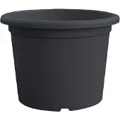 Atera plantenbak Basic rond Ash antraciet Ø 50 cm - kunststof
