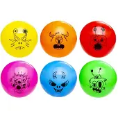 Duckiez Bal Monster Gezicht - 10 stuks