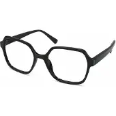 Vista Bonita Leesbril MIRA - Kleur Black Vibe - Sterkte +0.50 - Moderne leesbril - Groot stevig montuur - Comfortabele pasvorm - Hoogwaardige leesglazen - Inclusief leuk brillenhoesje en poetsdoekje