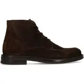 Manfield Bruine suède veterboots | Maat 40