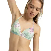 Roxy Into The Sun Molded Tri Bikinitop Groen XL Vrouw