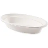 Nature Star suikerriet schaal ovaal 680 ml wit, 50 stuks