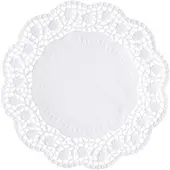 Papstar taartkleedjes rond, diameter 36 cm, wit, 12 stuks