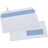 GPV Enveloppen C5 162x229mm wit met venster, 500 stuks