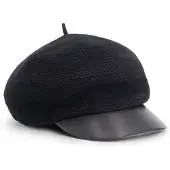 MGO Leisure Wear MGO Mandy Dames - Cap - Wol - Zwart