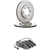 RIDEX 3405B2105 Remschijven en blokken