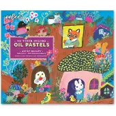 Eeboo - Oil Pastels 36 pcs - Yumi's Mushroom House (EPAS174)