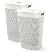 Curver Filo Wasmand met deksel 55L - 2 stuks - Wit
