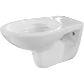 Mueller Pluto randloos toiletpot zonder zitting wit glans