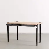 TIPTOE Monochroom Bureau Certified Wood | Graphite Black