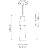 Elstead Lighting LED Hanglamp Kristy | 1X E27 Max 40W | Distressed Gold