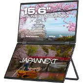 Japannext Dual Portable Monitor 15.6"(x2) IPS Full HD (1920x1080) | JN-DMD-IPS156F