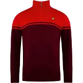 Lyle & Scott Croft Golf Heren Rode Trui