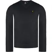 Lyle & Scott Merino Golf Heren Zwarte Trui