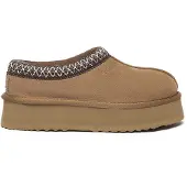 EVER AU Huisschoenen kastanjebruin / donkerbruin / wit