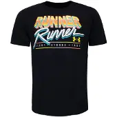 Under Armour Korte Mouw Crew Neck Zwart Heren T-shirt 1350766 001