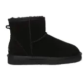 EVER AU Boots 'Ostrich' zwart