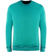 Lyle & Scott Golf Tech blauwgroen groene trui met ronde hals