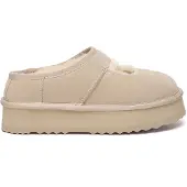EVER AU Australië Vrouwen Gevederde Enkel Platform Slippers