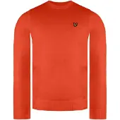 Lyle & Scott Merino Heren Oranje Trui