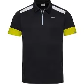 Head Tennis Heren Zwart Poloshirt