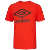 Umbro Groot Logo Heren Rood T-Shirt