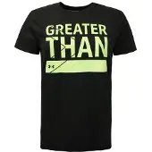 Under Armour Womens Greather Than T-Shirt Grafische Top Khaki 1356306 310