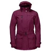 Jack Wolfskin Kimberley Womens Burgundy Parka Jacket