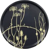 Marimekko Vuoren dienblad Ø65 cm Midnight blue-Hay