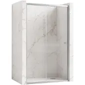 REA Primo Slide 140 - Douchedeur - Chroom - 140X0,6X190Cm