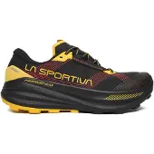La Sportiva - Trailschoenen - Prodigio Max Black/Yellow voor Heren van Gerecyclede materialen - Maat 41 - Zwart