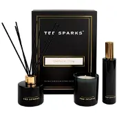 Ted Sparks Bamboo & Peony | 100 ml + 100 ml + 150 gr | Gift set 3 st