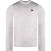 Lyle & Scott Merino Heren Lichtgrijze Trui