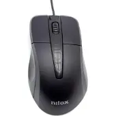 Nilox Optische Muis Nilox MOUSB1001 1000 DPI Zwart