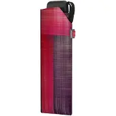 Doppler paraplu Carbonsteel Slim Mini Printed Pattern Noble Check Pink veelkleurig