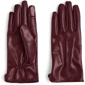 Pieces Vingerhandschoenen 'CELLIE' rood