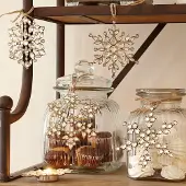 Loberon Kerstversiering set van 4 Gaillon