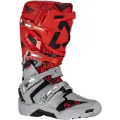Leatt Moto 5.5 Flexlock Enduro Lichtgrijs Rood Crosslaarzen Maat 43