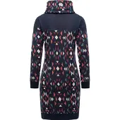 Ragwear Jurk 'Chlloe Aztec' navy / donkerblauw / vuurrood / offwhite