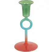 Present Time kandelaar anillo vivo small retro green