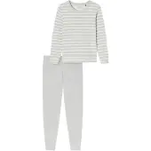 Schiesser Pyjama zilvergrijs