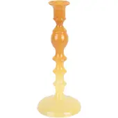 Present Time kandelaar grato mecer medium ochre yellow & soft yellow