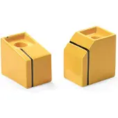 Serax Silos Set van Kandelaars by Plan C Yellow | Set of 2