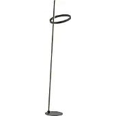 JUST LIGHT LED-vloerlamp Ritus, dimbaar, zwart, Woon-/ Eetkamer, metaal, Modern, LED vloerlamp