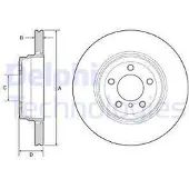 Delphi BG9120C Remschijf