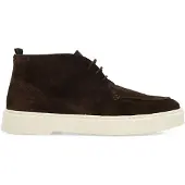 Manfield Bruine suède veterboots | Maat 43