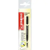 Stabilo Pointball Balpen-navulling 0,5 mm Medium Zwart