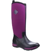 Muck Boots Arctic Adventure Zwarte/Maroon Regenlaarzen