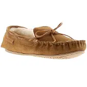 Hush puppies allie leren dames dames pantoffels tan