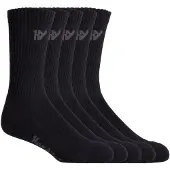 Hard Yakka Crew Katoenen Unisex Volwassenen Zwarte Werk Sokken